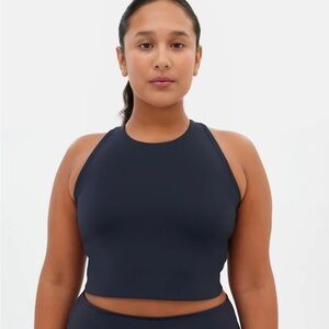 Girlfriend Collective Skyline Dylan Tank crop top sports bra girls size Small